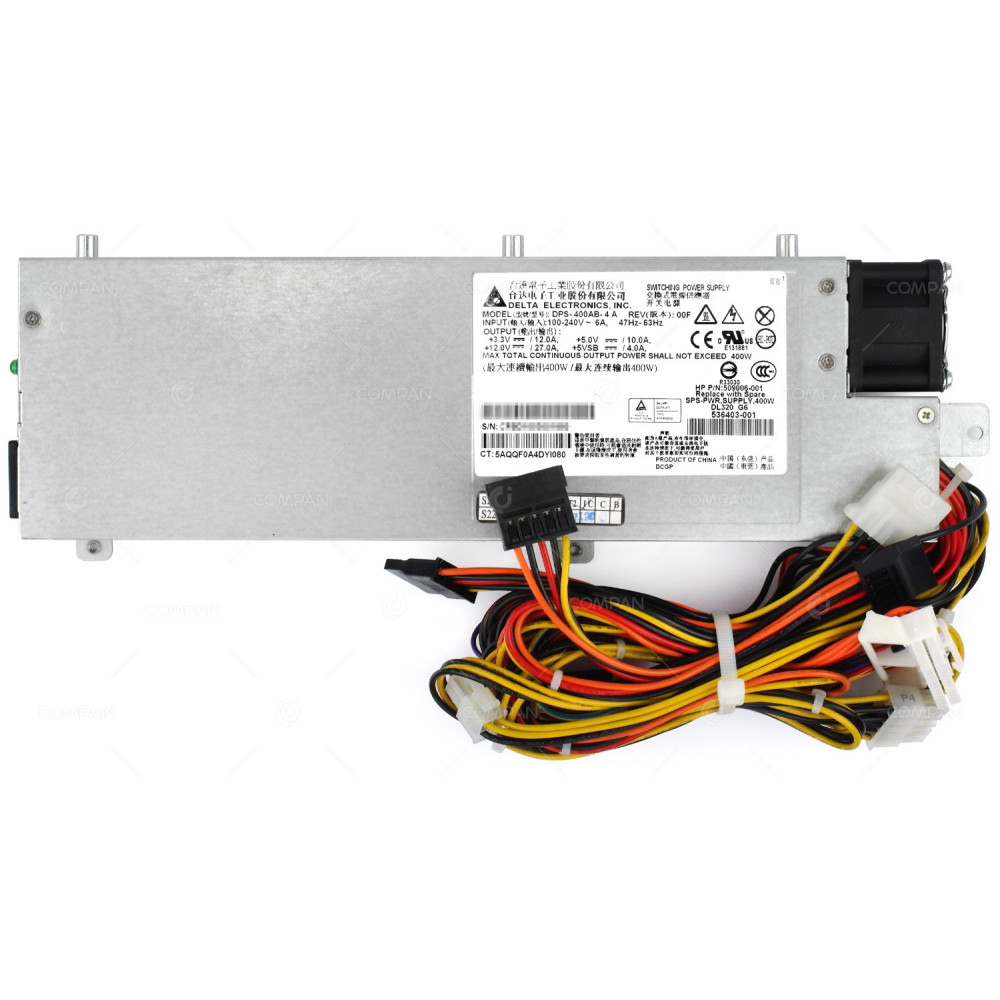 509006-001 HP 400W POWER SUPPLY FOR DL120 DL320 G6